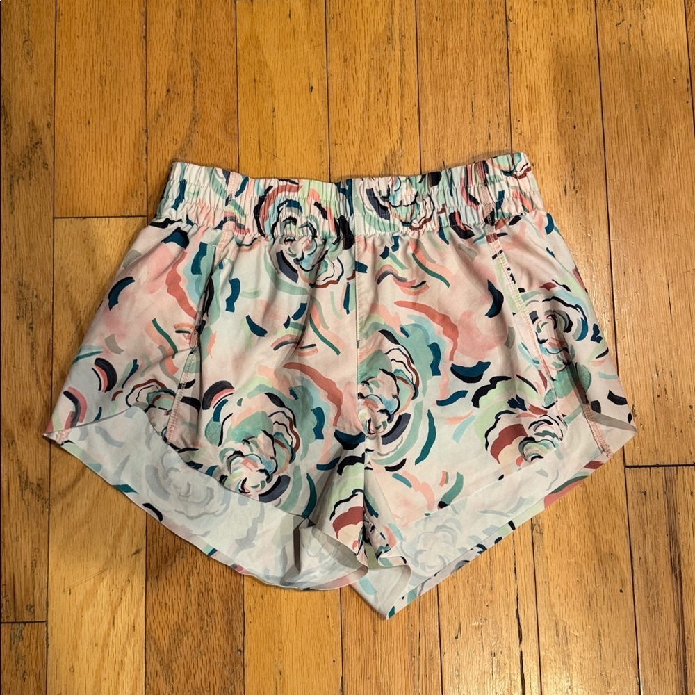 Athleta | Printed | Hustle 3" | Running Shorts | In Pink Floral | Size Xxs